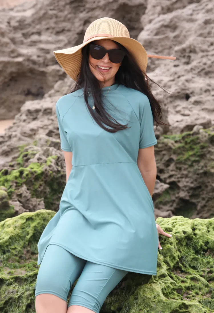 Burkini Wissal en vert