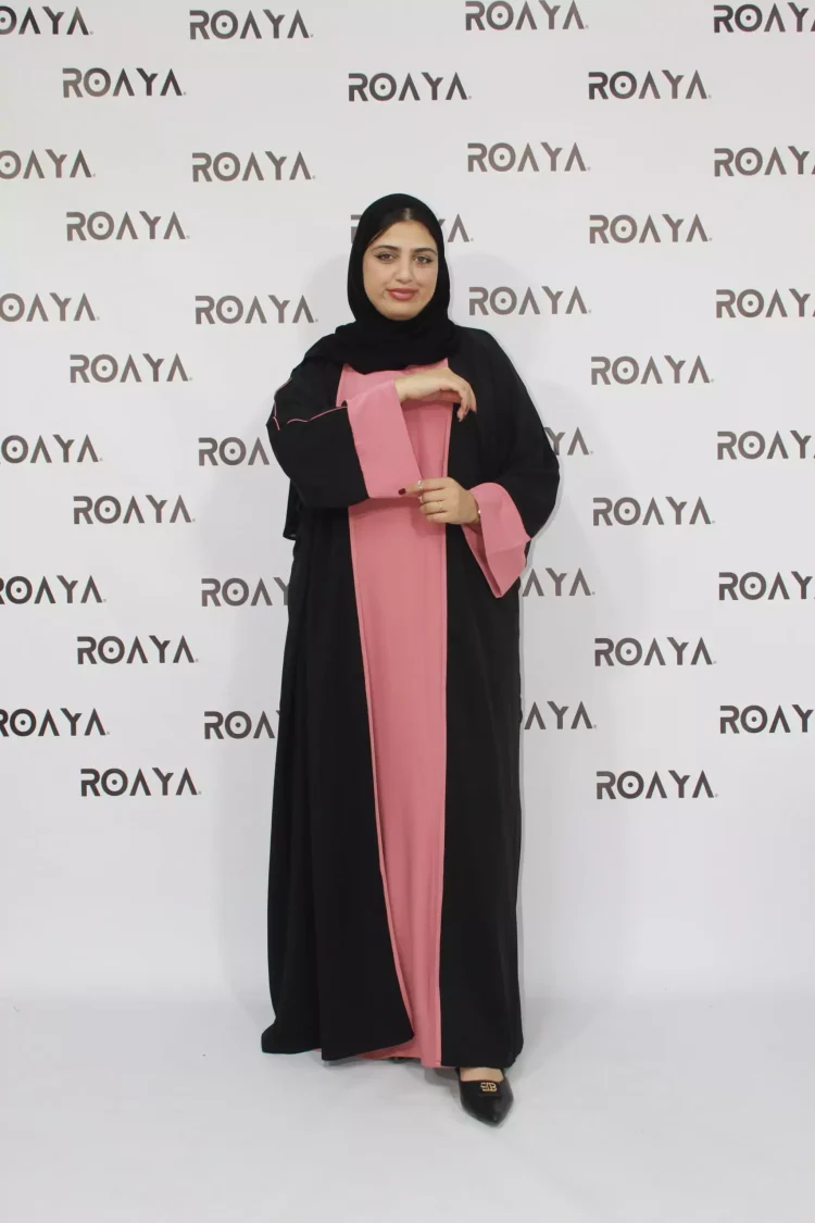 Abaya lalla moulati en saumon