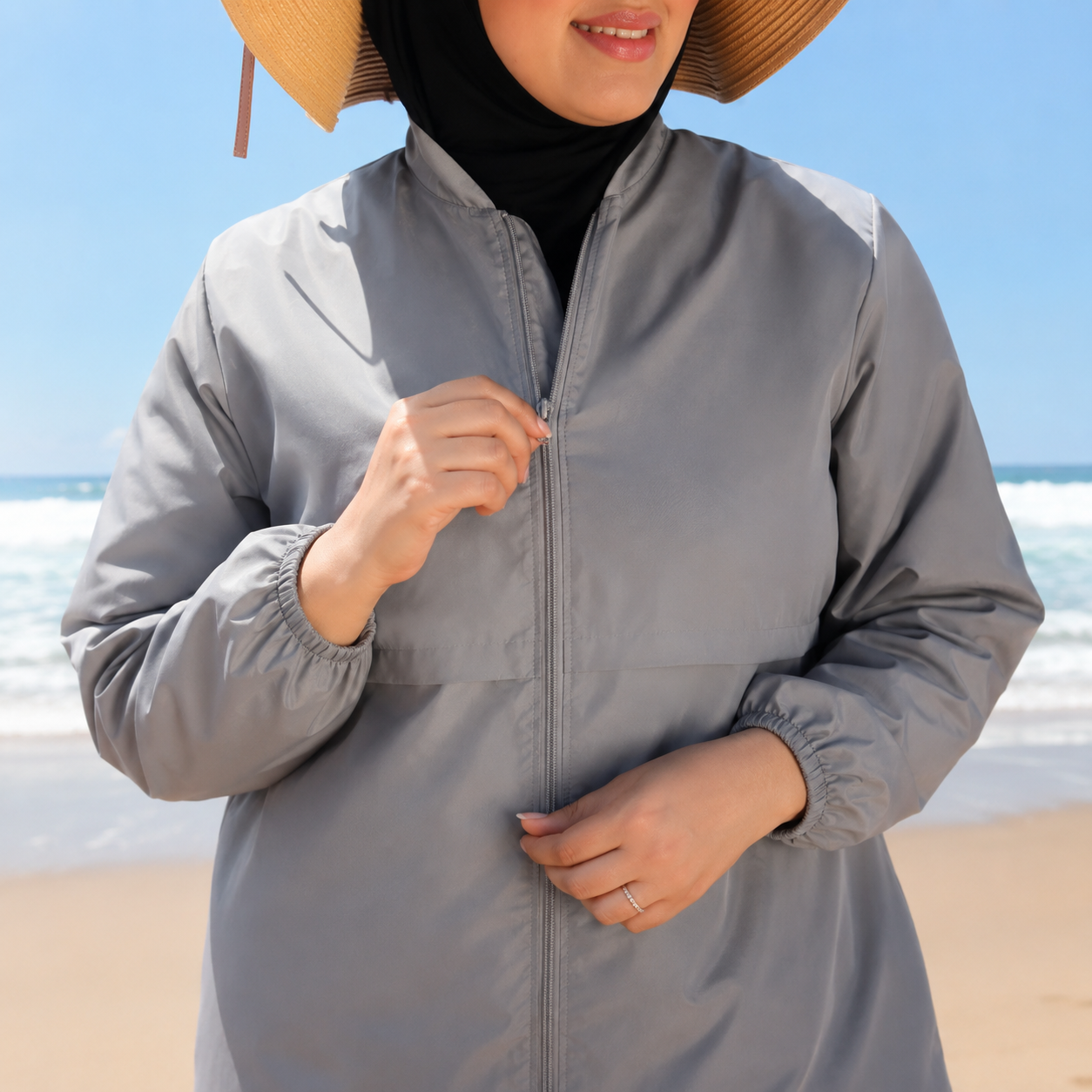 Fermeture zippée Burkini Yacout